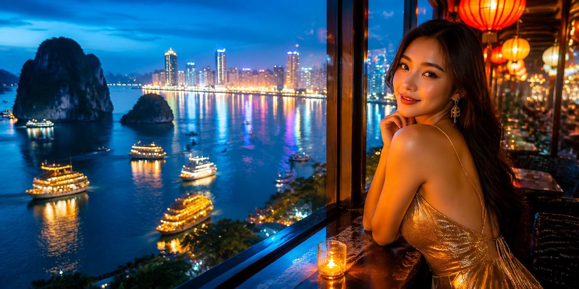 Màn hình slots trực tuyến phong cách Hạ Long